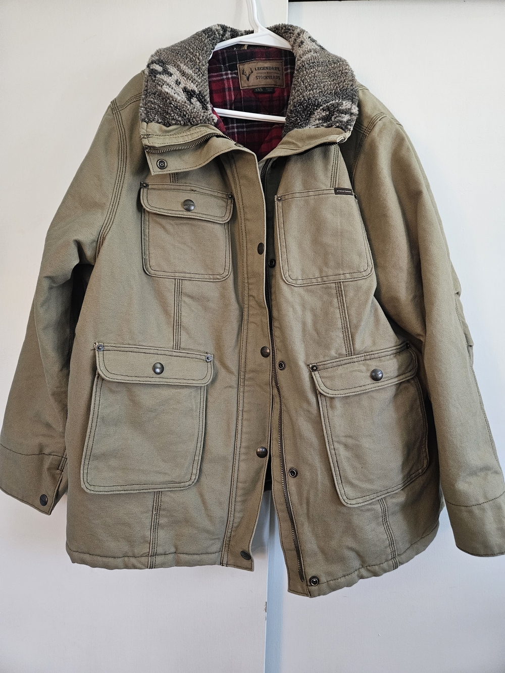 Legendary Whitetails Woman's Field Coat with Knit Collar 2xl Winter Warm Heavy